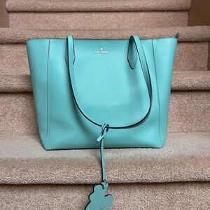 Kate Spade Aqua Blue Tote Bag